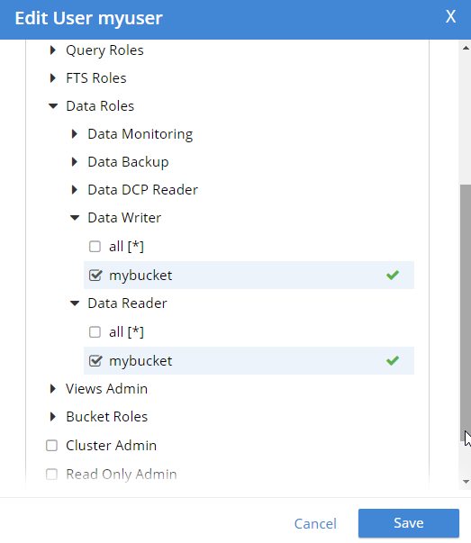 Adding authorization for data read and data write