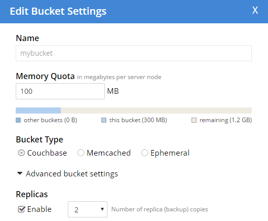 Couchbase Server bucket