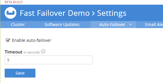 Enable fast failover