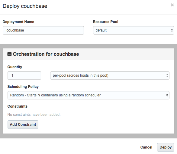 Oracle Cloud Deploy Couchbase