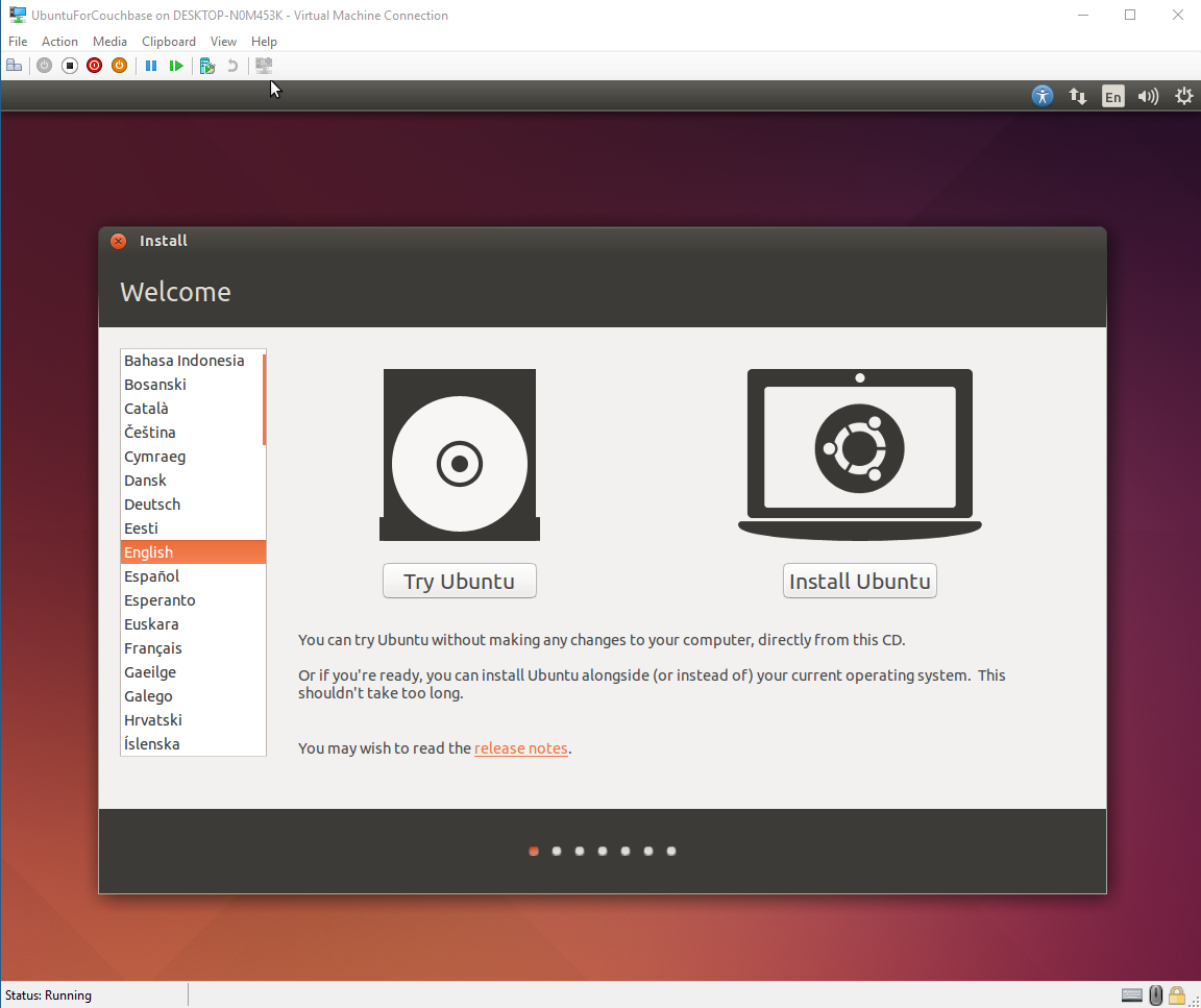 Ubuntu in Hyper-V