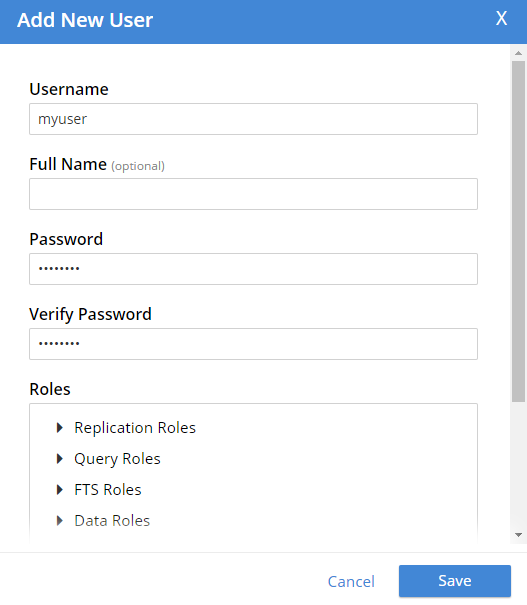 Adding a new user for authentication and authorization