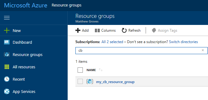Azure resource groups