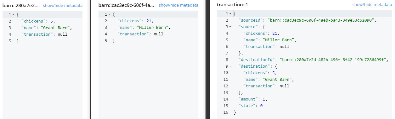 Initial multi-document transactions document