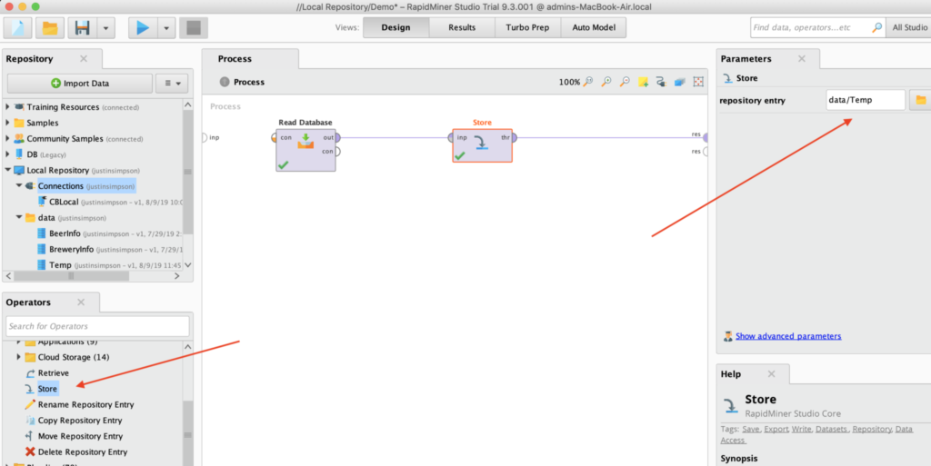 Setup RapidMiner Store