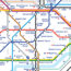 A schematic walking map of the London Tube