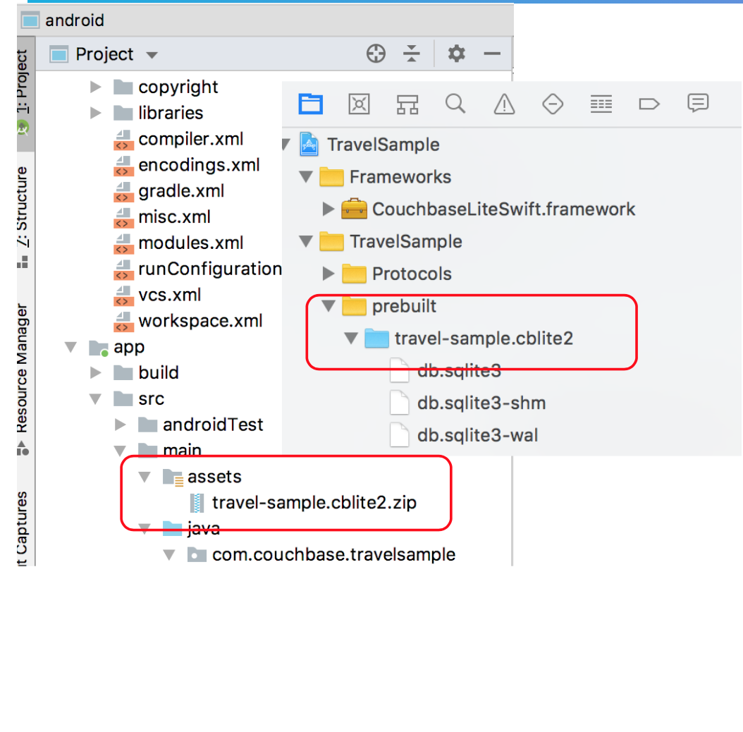 Couchbase Mobile pattern for preloading couchbase lite data