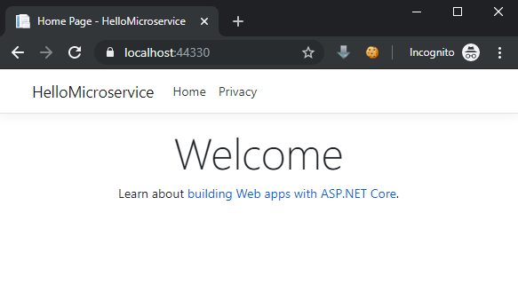 ASP.NET Welcome