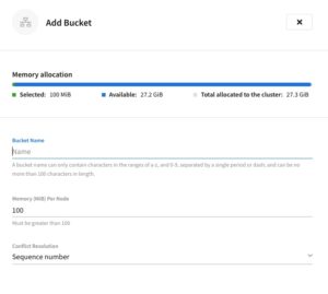 Bucket database migration in Couchbase Cloud