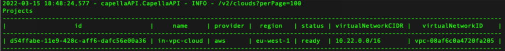 Couchbase Capella - basic cluster setup