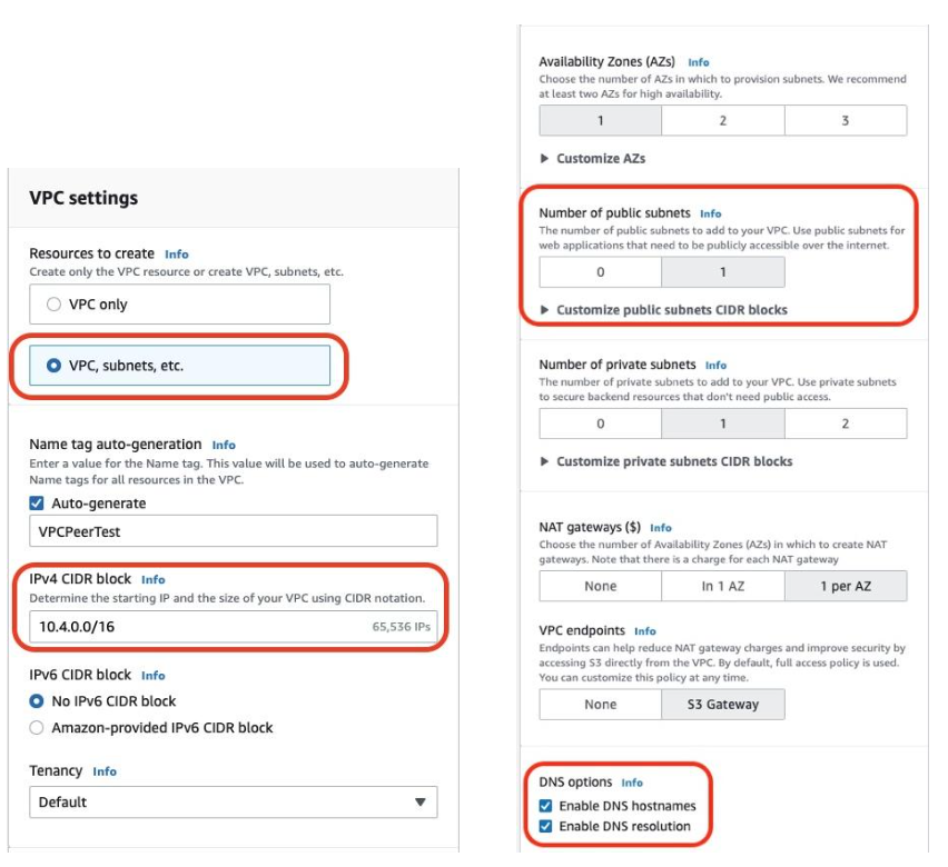 creating a vpc in aws