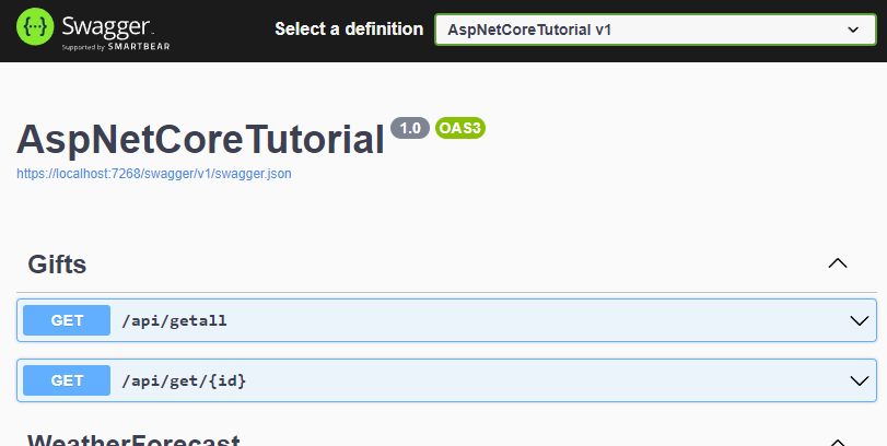 ASP core dotnet tutorial with Couchbase