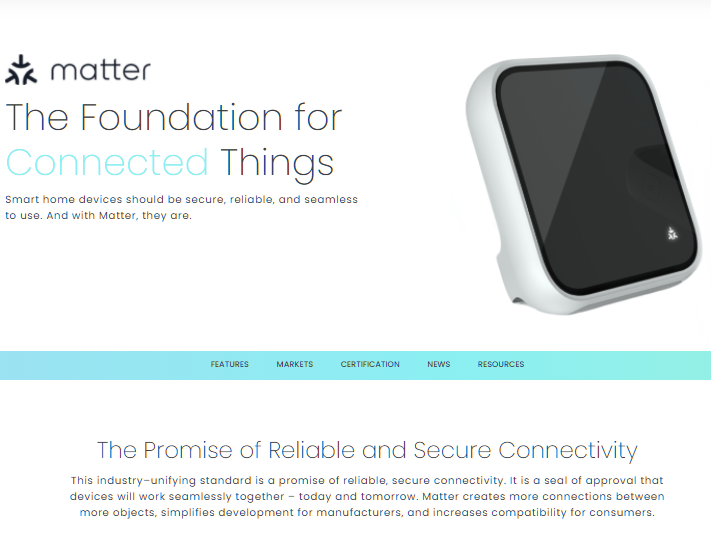 Matter protocols for IoT network foundation