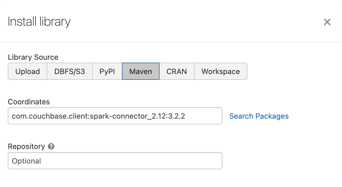 QuickStart Couchbase with Apache Spark on Databricks