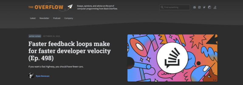 Developer Velocity on the Stack Overflow Podcast