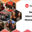 Montage of women working at Couchbase