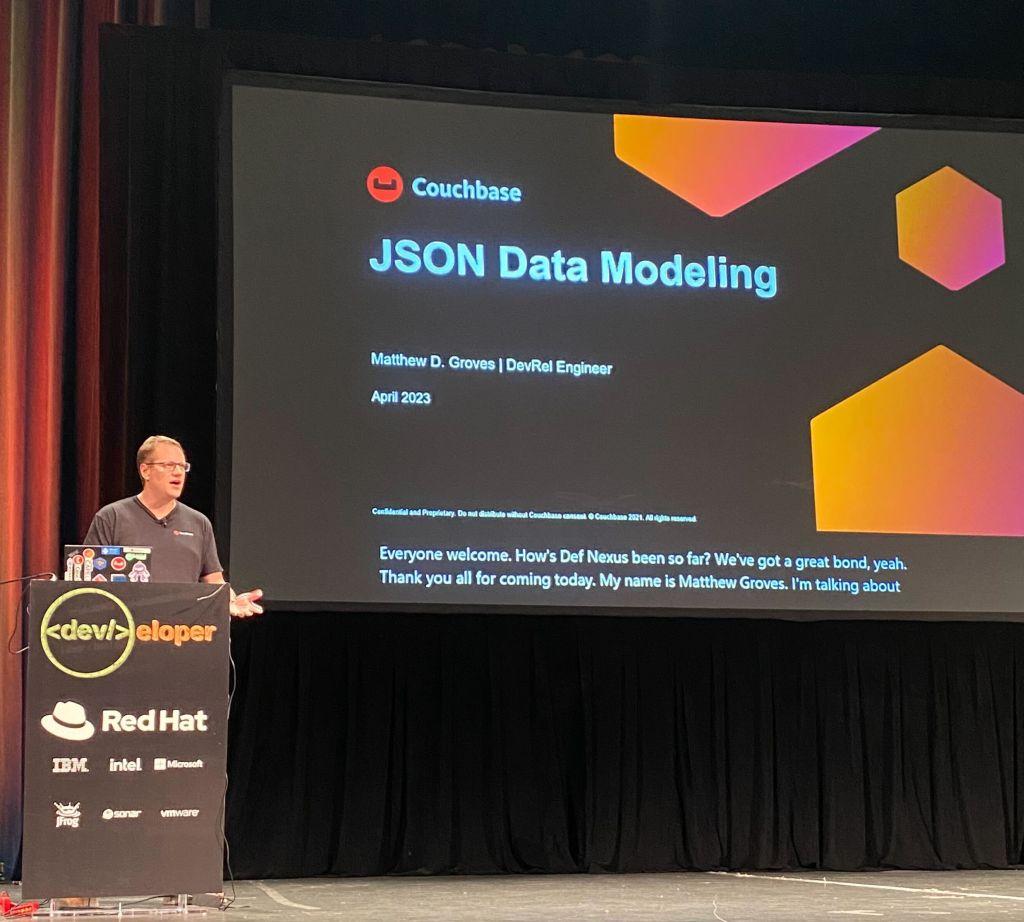 Matt Groves speaking at DevNexus 2023