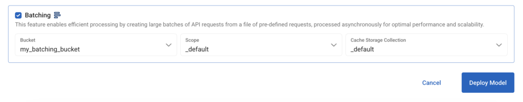 Batching API requests for AI model access