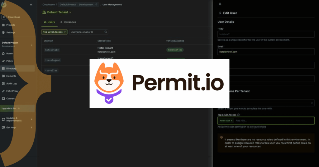 Adding External RBAC to Couchbase Data Using Permit.io