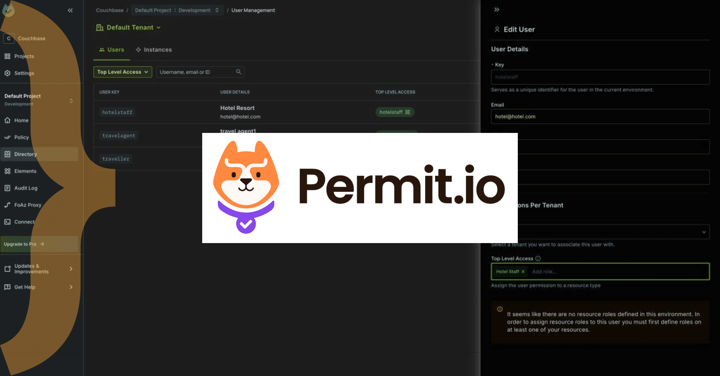 Adding External RBAC to Couchbase Data Using Permit.io