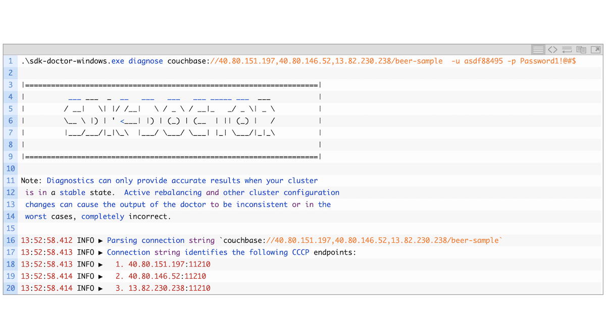 How to Troubleshoot Your SDK Connection using SDK Doctor & Couchbase Alternate Addresses