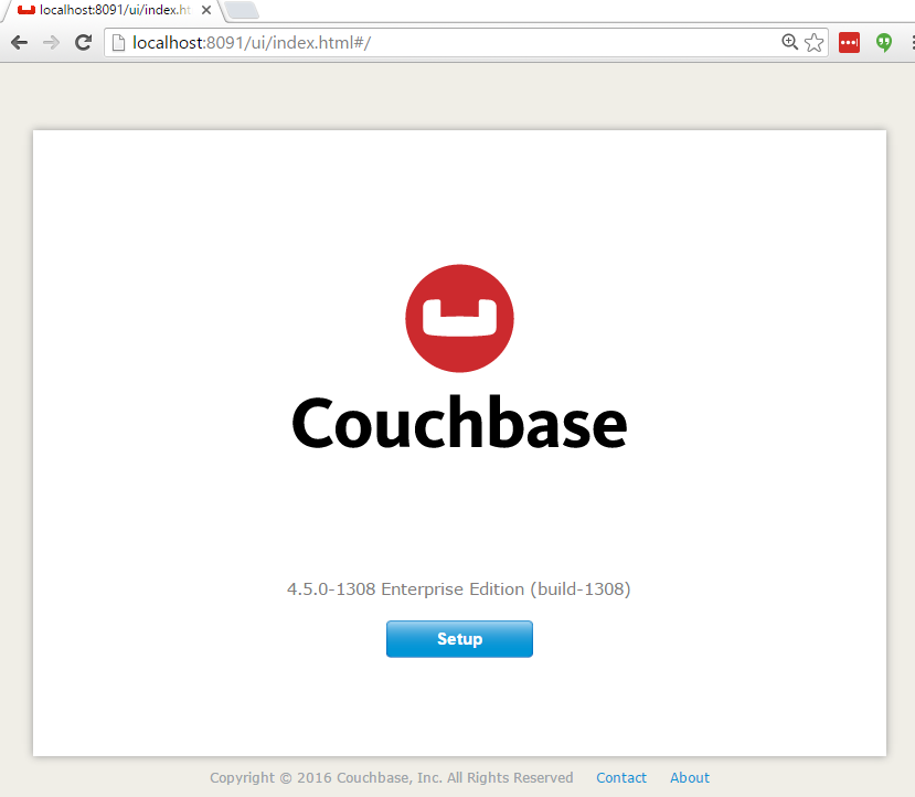 Couchbase Server Console