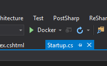 Docker deploy button in Visual Studio
