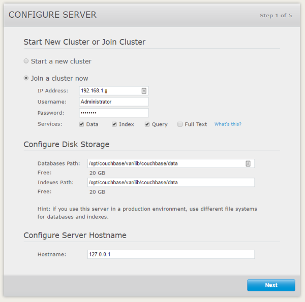 Join a Couchbase node to a Couchbase cluster