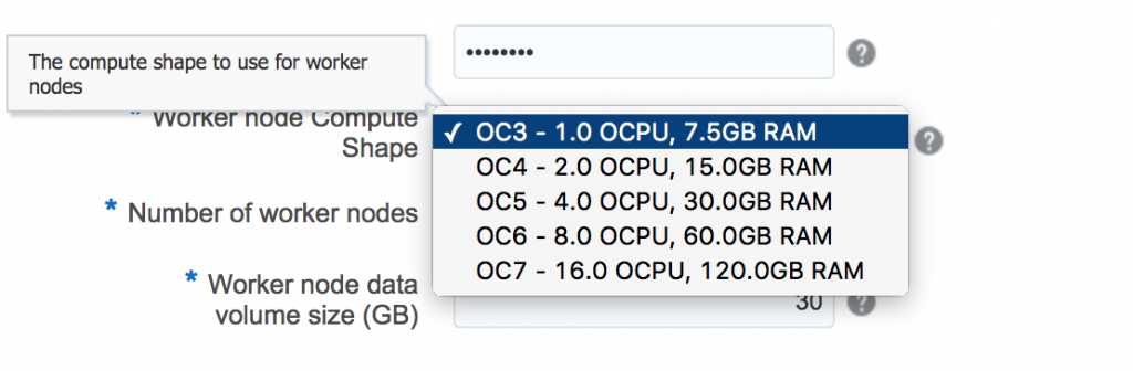 Oracle Cloud CPUs