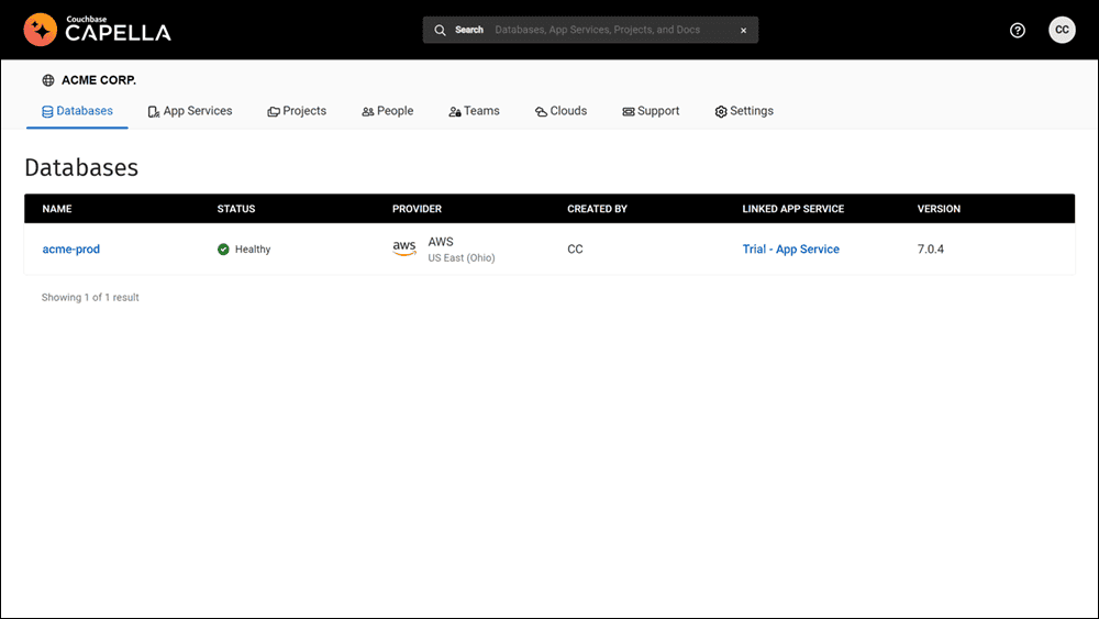 capella-refresh-1-Lista de bases de datos