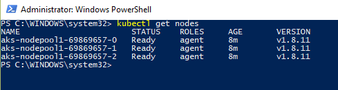 Kubectl get nodes