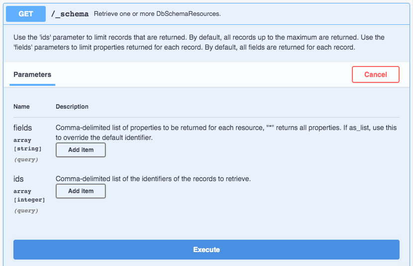 Detailed information about an API endpoint