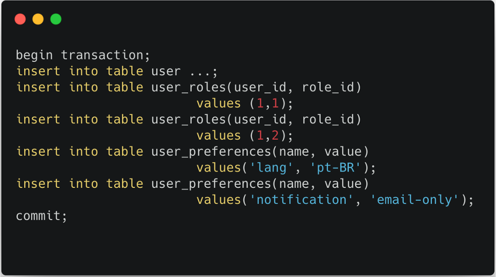 Transactions on Relational