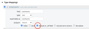 Diagram depicting - how to enable the <code>_all</code> option in the field mapping” width=”563″ height=”184″></p>



<p><span>With this, all these field contents will also get indexed against the default <em><strong>_all</strong></em> field in the index. This has an additional storage aspect for the index size.</span></p>



<p><span>Now the user should be able to issue queries without explicitly specifying the target field.  And whenever target fields are not specified in the query, Full-Text Search will search it against the default common field </span><b><i><code>_all</code>. </i></b></p>



<p><span>So with the above optimization, the earlier query would become a simpler one like below,</span></p>


<p></p><!-- Urvanov Syntax Highlighter v2.9.1 -->

		<div id=