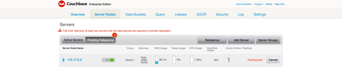Join Couchbase Cluster