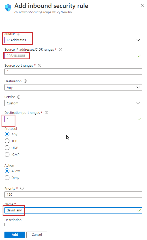 Local network firewall configuration