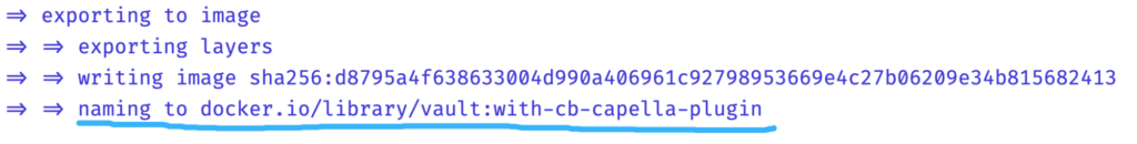 Use the Dockerfile in the plugin repository