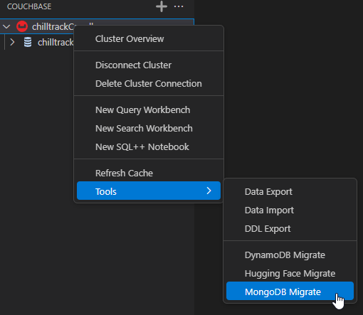 MongoDB migrate tool