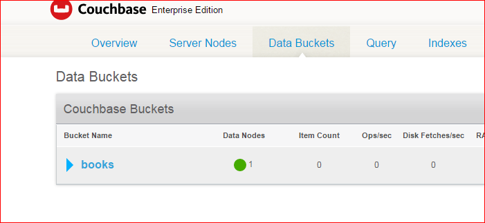 Data bucket settings