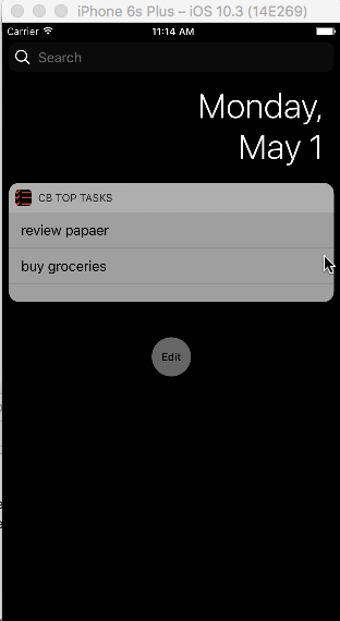 Today Extension Update Task