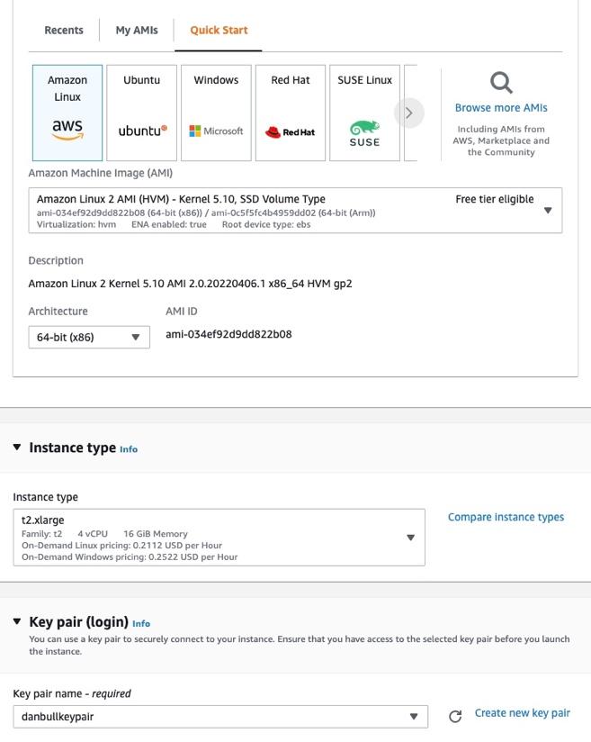 Creating an EC2 instance in your VPC
